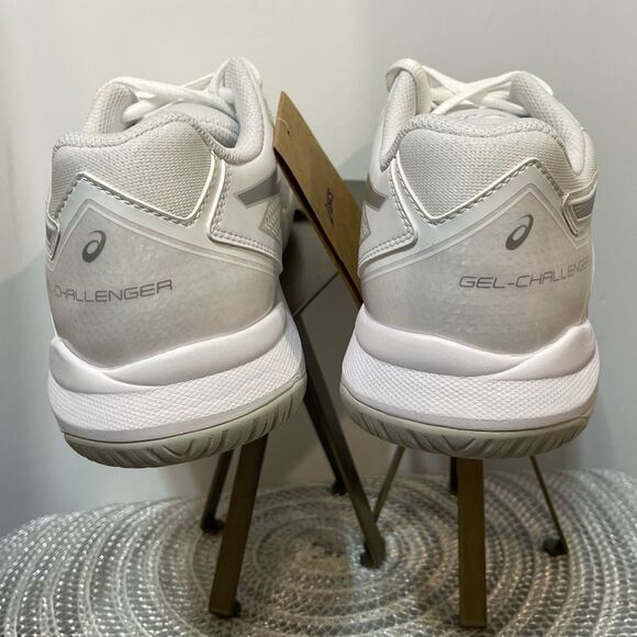 ASICS Gel Challenger 13 Women’s Tennis Shoes Size 11 White/pure Silver NWT - Picture 5 of 16
